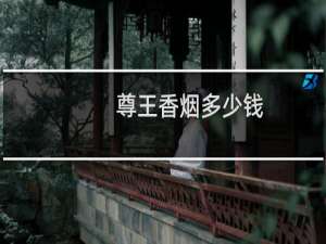 尊王香烟多少钱