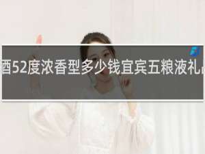 尊酒52度浓香型多少钱宜宾五粮液礼品二瓶装
