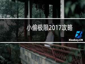 小偷极限2017攻略