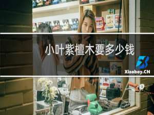 小叶紫檀木要多少钱