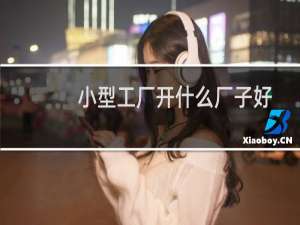 小型工厂开什么厂子好