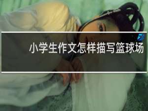 小学生作文怎样描写篮球场