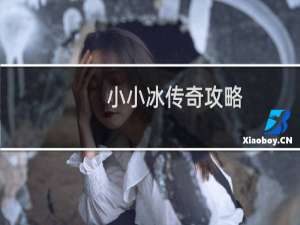 小小冰传奇攻略