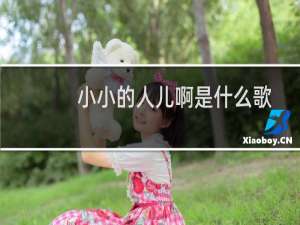 小小的人儿啊是什么歌（小小的人儿啊是歌曲穷开心）