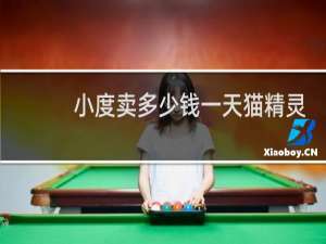 小度卖多少钱一天猫精灵