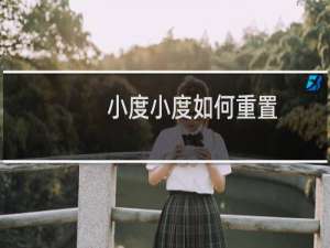 小度小度如何重置