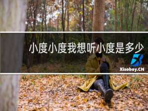 小度小度我想听小度是多少