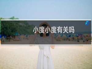 小度小度有关吗