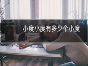 小度小度有多少个小度
