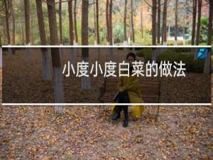 小度小度白菜的做法