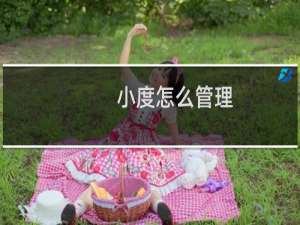 小度怎么管理