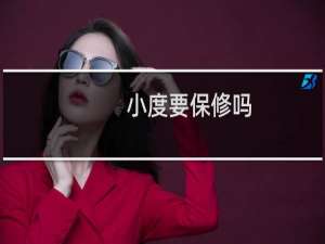 小度要保修吗