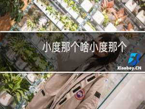 小度那個啥小度那個