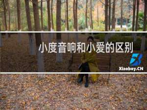 小度音响和小爱的区别