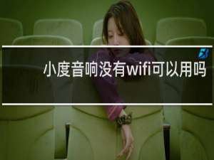 小度音响没有wifi可以用吗