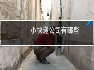 小快递公司有哪些