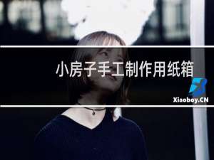 小房子手工制作用纸箱