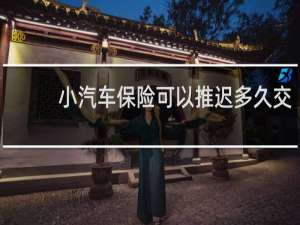 小汽车保险可以推迟多久交