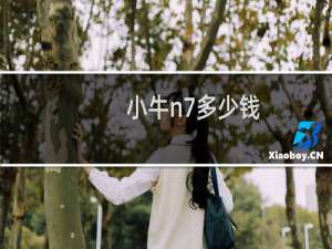 小牛n7多少钱