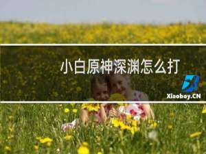 小白原神深渊怎么打