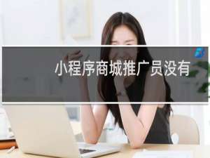 小程序商城推广员没有专门的一个链接吗？