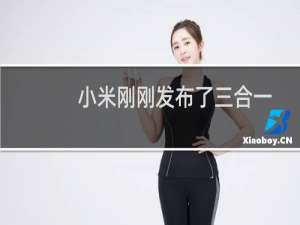 小米刚刚发布了三合一多功能可折叠风扇