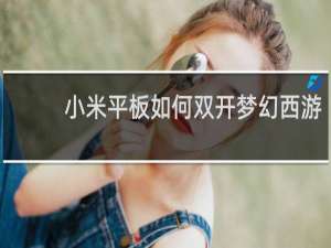 小米平板如何双开梦幻西游