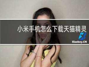 小米手机怎么下载天猫精灵