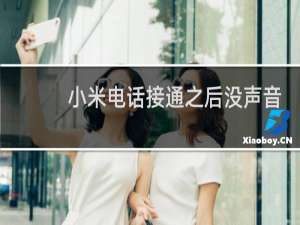 小米电话接通之后没声音