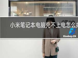 小米笔记本电脑充不上电怎么办