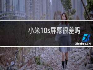 小米10s屏幕很差吗（小米10s屏幕质量怎么样）