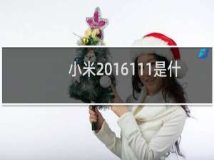 小米2016111是什么型号的手机