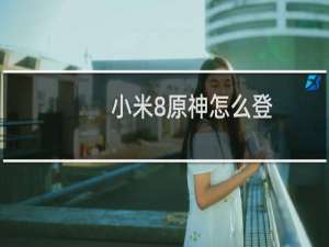 小米8原神怎么登