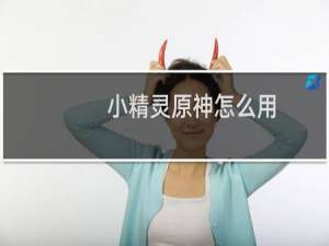 小精灵原神怎么用