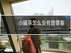 小罐茶怎么没有碧螺春