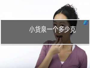 小货泉一个多少克
