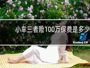小车三者险100万保费是多少
