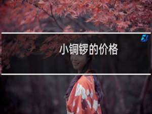 小铜锣的价格