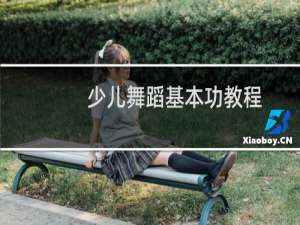 少儿舞蹈基本功教程