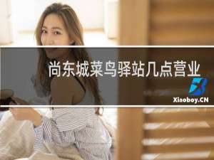 尚东城菜鸟驿站几点营业