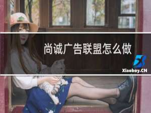 尚诚广告联盟怎么做