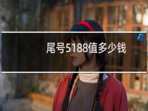 尾号5188值多少钱