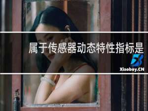 属于传感器动态特性指标是