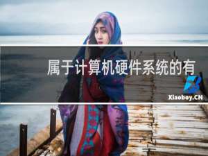 属于计算机硬件系统的有哪些