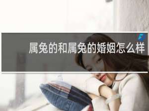 属兔的和属兔的婚姻怎么样