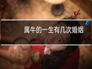 属牛的一生有几次婚姻