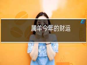 属羊今年的财运