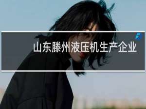 山东滕州液压机生产企业