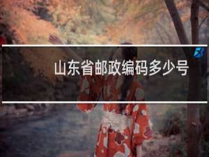 山东省邮政编码多少号