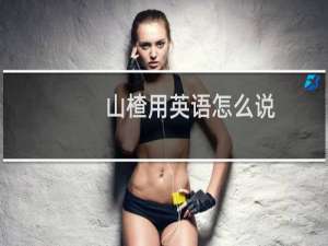 山楂用英语怎么说